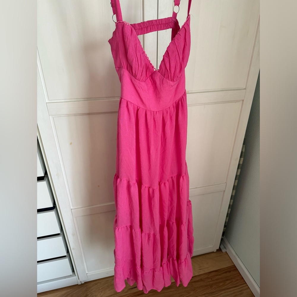 Princess Polly Pink Joella Midi Dress